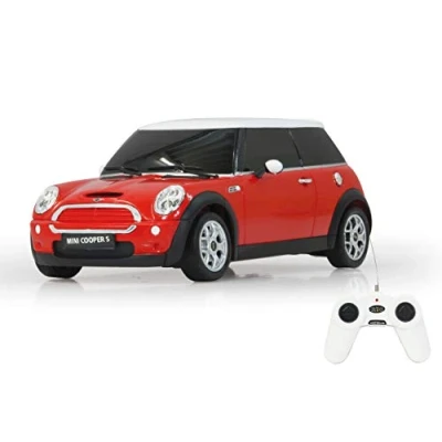 Image de Rastar RC Mini Cooper S boys 27 MHz 1:24 rouge