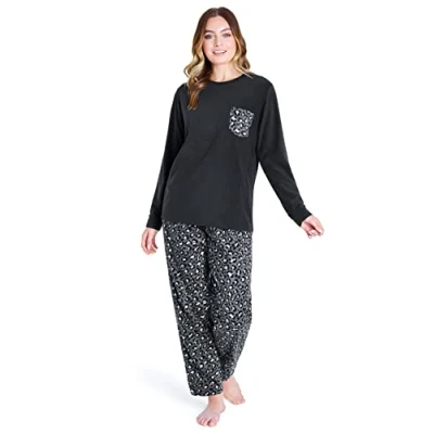 Afbeelding van CityComfort Pyjama set voor dames, Luipaard Print