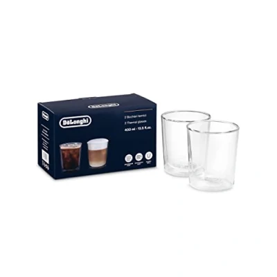 Afbeelding van De&#039;Longhi DLSC318 Lot de verres thermiques en verre à double paroi résistant borosilicate