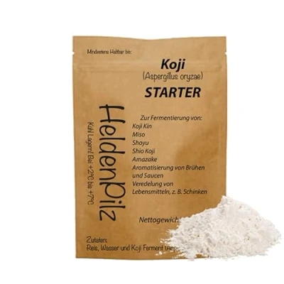 Afbeelding van Aspergillus Oryzae Koji Kin sporen voor de productie van Amasake Miso, Sake (Koji Spores 50 g)