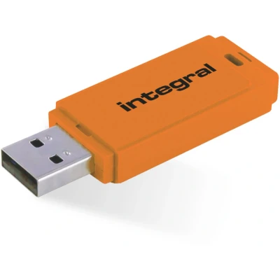 Afbeelding van Integral Neon USB 2.0 stick, 32 GB, oranje stick