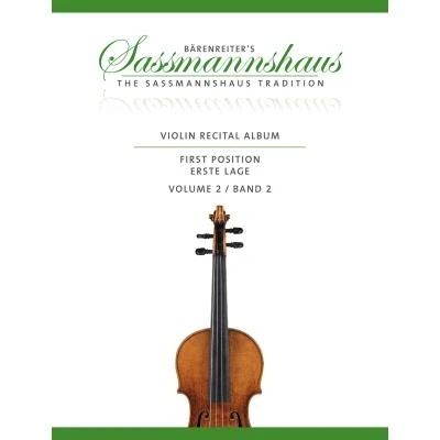 Image de Partitions classique BARENREITER SASSMANNSHAUS VIOLIN RECITAL TIME VOL.2 Violon