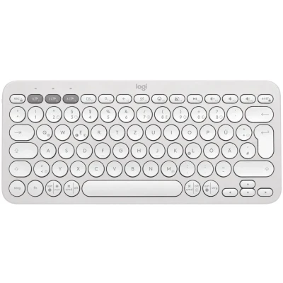 Afbeelding van Logitech Pebble Keys 2 K380s QWERTZ Duitse lay out, wit