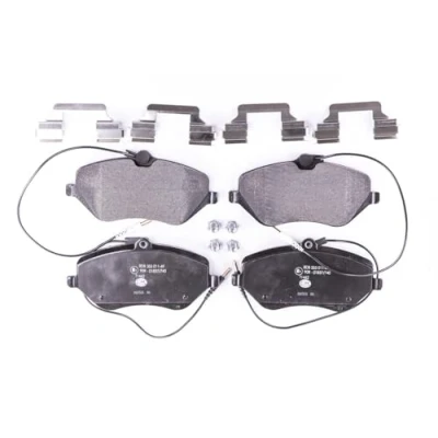 Afbeelding van HELLA 8DB 355 011 491 Remblokkenset Met slijtage waarschuwingscontact toebehoren CITROËN: C5 III Estate, 3, C6 Saloon, PEUGEOT: 607 Saloon
