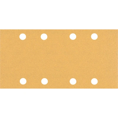 Image de BOSCH 2608900874 Feuille abrasive Expert C470 Best for Wood and Paint, 93 x 186 mm, grain 100, 8 trous (10 pcs)