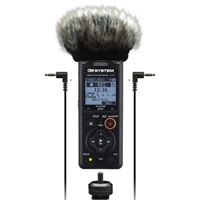 Afbeelding van OM SYSTEM Audiorecorder LS P5 Videographer Kit met deadcat en Hot Shoe adapter