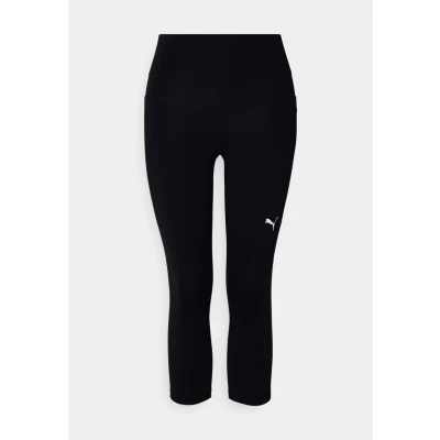 Afbeelding van ESSENTIALS Capri trainingslegging met hoge taille voor Dames, Zwart, Maat XS PUMA