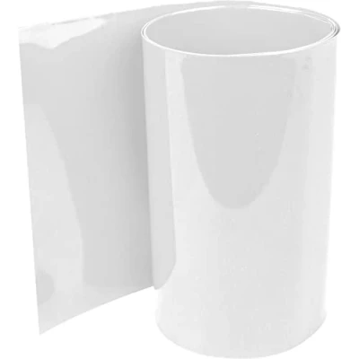 Afbeelding van ISOLATECH Krimpslang PVC Ø 63 mm krimpfolie 18650 plat 100mm 3m wit