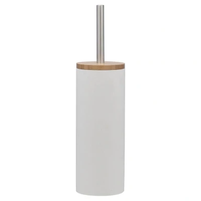 Afbeelding van Sealskin Grace Toiletborstel met houder Polyresin Wit