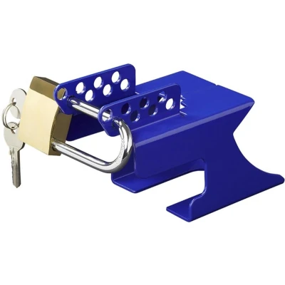 Afbeelding van Pro Plus Koppelingsslot Disselslot met Hangslot Blauw
