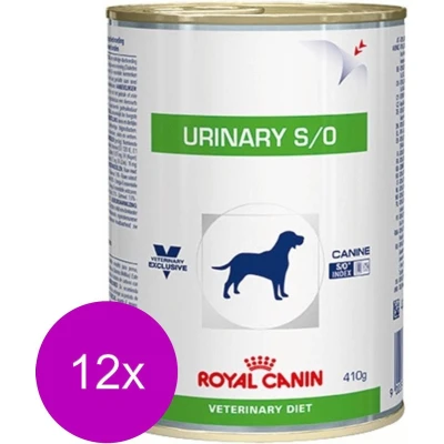 Afbeelding van 12 x 410 g Canine Urinary S/O Mousse Royal Canin Veterinary Hondenvoer