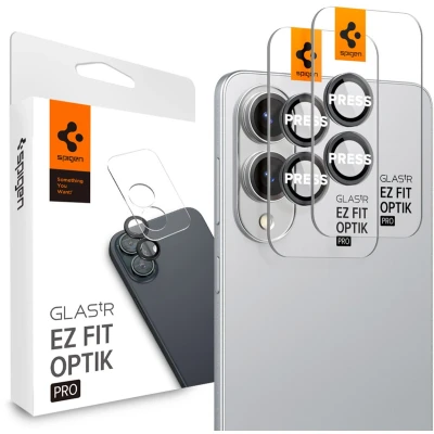 Afbeelding van Spigen Glas.tR EZFit Optik Lens Protector 2 pack voor de Samsung Galaxy S25 Edge