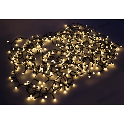 Afbeelding van Benson LED Lichtsnoer Bol Warm Wit 400 14.5 meter IP44