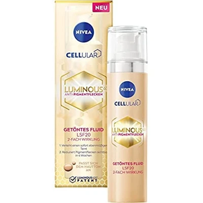 Afbeelding van Nivea Cellular Luminous 630 ANTI Pigment Spots Tinted DAY CARE Dagcrème, Maat: 40 ml,