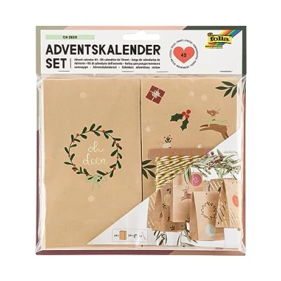 Afbeelding van Folia Adventskalender 24 Advent Tots OH DEER