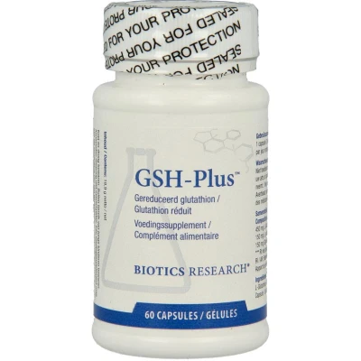 Afbeelding van Biotics GSH Plus Capsules 60CP