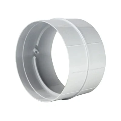 Afbeelding van Ventilatiebuis kunststof ronde buis luchtinlaat/uitlaat verloopstuk connector ø 80 100 110 120 125 150 200 mm ventilatiesysteem ABS elleboog terugslagklep PVC verbindingsstuk, Ø