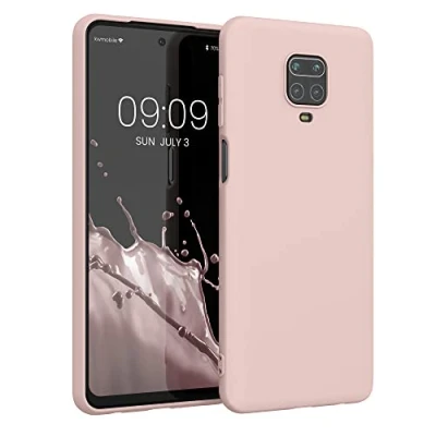 Afbeelding van kwmobile telefoonhoesje geschikt voor Xiaomi Redmi Note 9S / 9 Pro Max Hoesje smartphone Back cover in kokosmelk