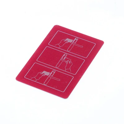 Afbeelding van Assa Abloy Lips Smartair programmeerkaart shadow rood