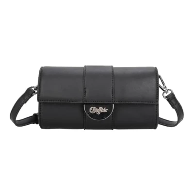 Afbeelding van Buffalo Curve Night Schoudertas, Dames, Maat: One Size, Muse black