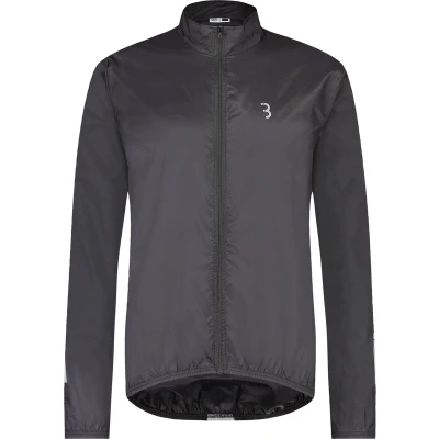 Afbeelding van BBB Cycling BaseShield Fietsjack Wielrennen Winddicht en Waterafstotend Fietsjas Voor Dames Heren Zwart Maat XXS BBW 148
