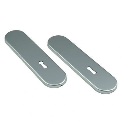 Afbeelding van Ami Kortschild ovaal 177x44x6,5mm SL 56 zonder krukgat aluminium F 1