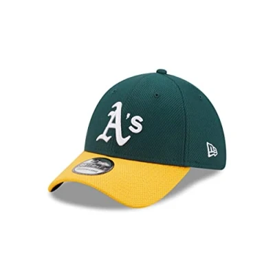 Afbeelding van New Era Oakland Athletics MLB Diamond Darkgreen 39Thirty Stretch Cap
