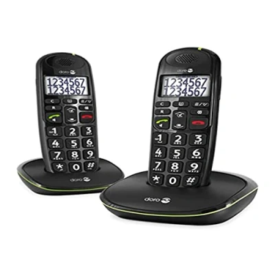 Afbeelding van Doro Draadloze Telefoon Phoneeasy 110 Zwart Duo