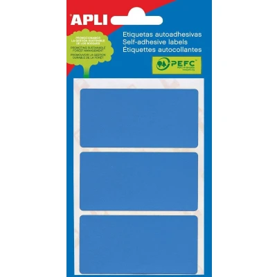 Afbeelding van Apli Gekleurde Etiketten In Etui Blauw (2072) Etiket