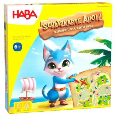 Afbeelding van HABA Schatzkarte AHOI Bordspellen voor kinderen, Maat: One Size, Bunt