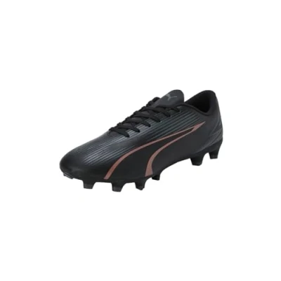 Afbeelding van Puma Ultra PLAY FG/AG Voetbalschoenen met Kunststof noppen, Heren, Maat: 42.5, Black/copper rose