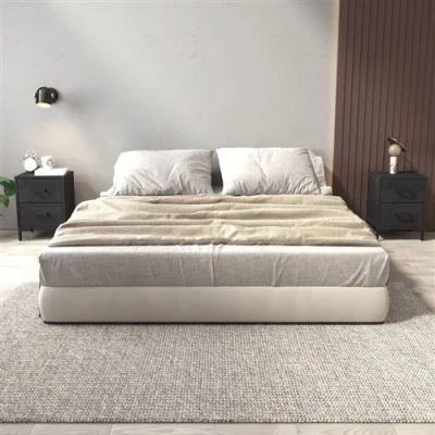 Afbeelding van Nachtkastje 36X30X45 cm Massief Grenenhout Bruin 2 / 36 x 30 45 Zwart