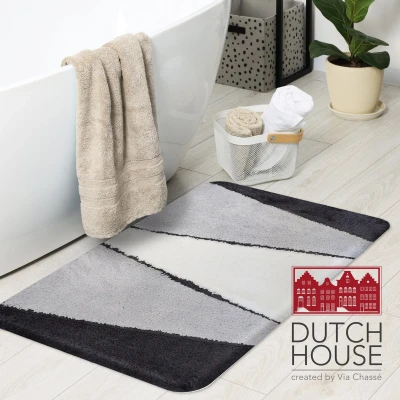 Afbeelding van Dutch House Badmat Dijon 60X90 Cm Grijs