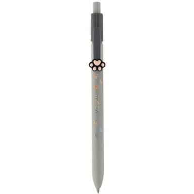 Afbeelding van LEGAMI Stylo à bille Meow gris (couleur de l&#039;encre rouge)