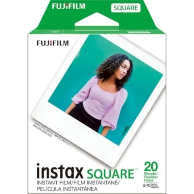 Afbeelding van Fujifilm Instax Square oordopjes, 20 stuks, 5 cm, zwart, 2 stuks