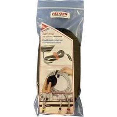 Afbeelding van FASTECH® 695 330 Bag Klittenband Om te bundelen Haak en lusdeel (l x b) 5000 mm 25 Zwart 5 m