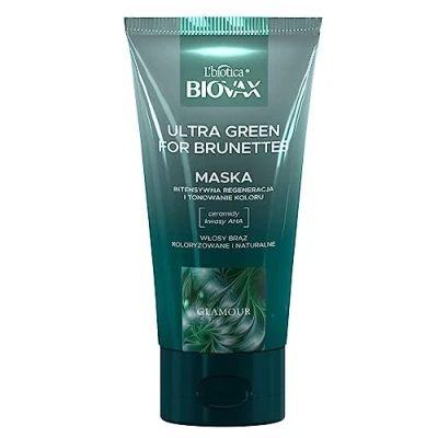 Afbeelding van Glamour Ultra Green For brunettes haarmasker voor 150ml