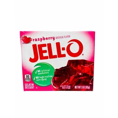 Image de Jell O Gélatine Framboise Paquet de 85 g