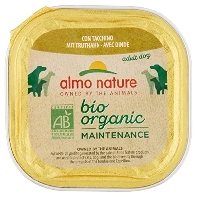 Afbeelding van 24x100g Bio Kalkoen Almo Nature Daily Menu Hondenvoer