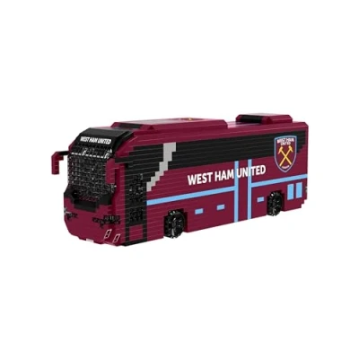 Afbeelding van West Ham United 3D BRXLZ spelersbus bouwpakket