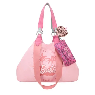 Afbeelding van Fritzi aus Preußen Schoudertas Izzy Medium Malibu Denim Limited Barbie Shoulder Bag Sweet Rose Roze