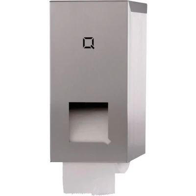 Afbeelding van Qbicline Toiletrolhouder 2rols RVS