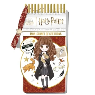 Afbeelding van MON CARNET DE CREATIONS HERMIONE (AVEC 4 PAGES STICKERS)