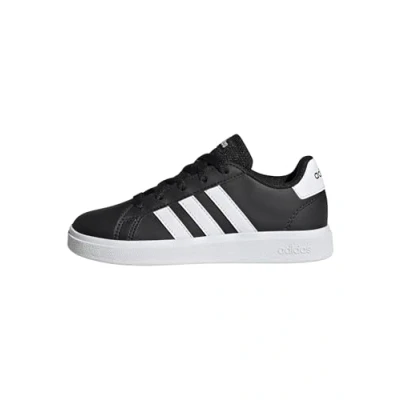 Image de adidas Grand Court Lifestyle Tennis Lace up Mixte enfant Baskets, Core Noir Ftwr Blanc Noir,37 1/3 EU