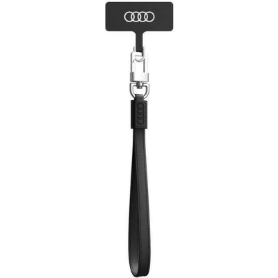 Afbeelding van Audi Universele Telefoonkoord Polsstrap Geschikt voor alle Smartphones Zwart