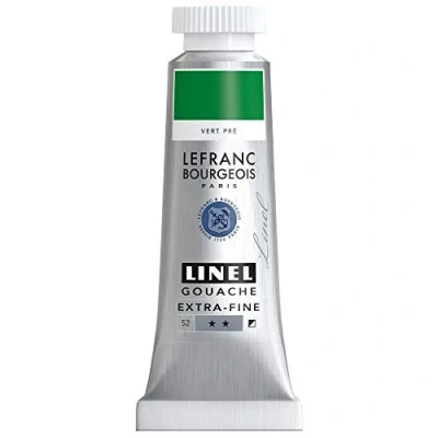 Afbeelding van Lefranc &amp; Bourgeois Linel Gouache Extra Fine Meadow Green 203 14ml