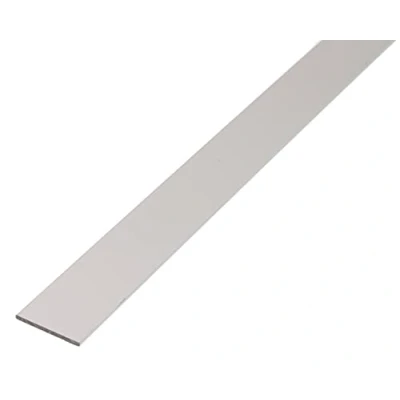 Afbeelding van GAH Alberts 9 stuks platte stangen van aluminium zilver geanodiseerd 473020 1000 x 20 2 mm