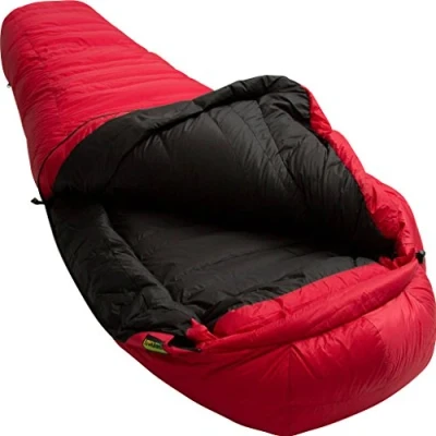 Afbeelding van LOWLAND OUTDOOR® Donzen slaapzak K2 Expedition 1995 gr 225 x 80 cm 35C Red