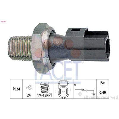 Afbeelding van FACET 7.0145 Oliedruksensor 1/4 18NPT Made in Italy OE Equivalent FORD: Focus Mk1 Hatchback, Transit Mk6 Van, Minibus