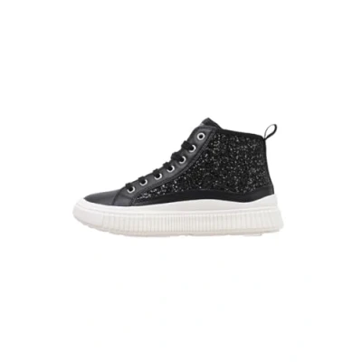 Afbeelding van Geox Laquinny Sneakers hoog voor kinderen, Maat: 31, Black Kunststof/ textiel